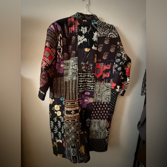 Multicolor Patchwork Robe - Picture 2 of 6